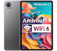 Blackview Tablet 10.1 inch Tab 70 Wifi, 8 GB RAM+64 GB ROM (1 TB Expandable), Android 14 Tablet, 6580 mAh, 5 MP Camera, Widevine L1, WiFi 6, Grey