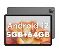 Blackview Tablette Android 12, Tab 7 WiFi Tablet 10 Pouces 3 Go RAM +64 Go ROM(1 to Extensible), 6 580 mAh Batterie, 1280 x 800 HD+ Tablette Bon marché et Bonne, 5 MP+2 MP CaméraQuad CoreGMS