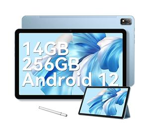 Blackview Tablette de Jeu Tab 16 11", 14 (8 + 6) Go de RAM + 256 Go de ROM (1 to TF), Android 12 2K 2000 x 1200 IPS, Octa-Core, 8 MP + 13 MP, 7680 mAh/4G LTE/5G WLAN/Google GMS/Widevine L1/Stylus