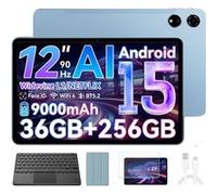 Blackview Tablette 12,1" 2,5K 90Hz Top 3 IA Modèles Android 15 36 Go + 256 Go/SD 2 To, 8800mAh(33W), 50 MP Bleu Avec Clavier K1