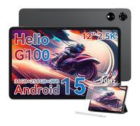 Blackview Tablette Mega3 12 Pouces 90 Hz Android 15, tablettes de Jeu 2K FHD+, Puces IA Octa-Core 2,2 GHz G100, 36 Go de RAM + 256 Go de ROM (2 to TF), WiFi 5G/8800 mAh/13 MP + 50 MP/Widevine L1