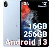 Blackview Tablette Tab18 Top 12 Zoll, 16 Go de RAM + 256 Go de ROM (1 to TF), Tablette Android 13