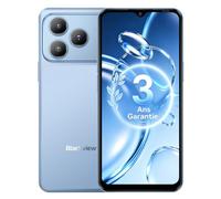 Blackview Telephone Portable Android 16 Smartphones, 16Go+64Go/2To, 32MP+13MP, 5000mAh, 6.56" Smartphon Pas Cher 4G Dual SIM, Téléphone WiFi/GPS/IP54/3 Card Slots/3.5mm/FM/3 Ans Garantie