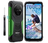 Blackview Téléphone Portable Incassable Android 16, 12(4+8) Go+128Go/2To TF, Doke AI, Batterie 10000mA Téléphone Incassable, 6.56HD+, IP68/IP69K/NFC/GPS/OTG/Fingerprint/3 Ans Garantie