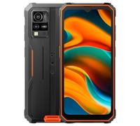 Blackview Téléphone Portable Incassable BV4800, 6GB+64GB(Extension 1TB), 6.56'' HD+ 120Hz, 13MP+5MP, Android 13 Smartphone Dual SIM IP68 IP69K Étanche Déverrouillé, Empreinte Digitale,GPS NFC Orange
