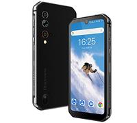 Blackview Telephone Portable Incassable BV9900E, Android 10, Helio P90 6Go+128Go,Caméra Quad AI 48MP, Smartphone Robuste Antichoc Etanche IP68, 5,84’’ FHD+ Gorilla Glass 5, Charge sans Fil NFC Noir