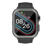 Blackview W30 - Montre Connectée Sport - Écran 1,91" - +100 Modes d'Entraînement - Notifications - Résistance Immersion 10m - Autonomie 7 Jours - Micro - Noir