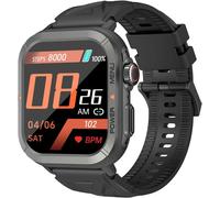 Blackview W30 - Montre Connectée Sport - Écran 1,91"" - +100 Modes D'entraînement - Notifications - Résistance Immersion 10m - Autonomie 7 Jours - Micro - Noir