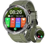 Blackview W50 Montre Connectée Bluetooth Femme Homme,Smartwatch Robuste 100+ Modes Sportifs,Contrôle Musique Pour Ios Android - Vert