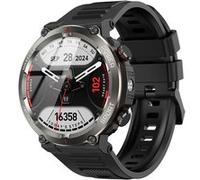 Blackview W50 Pro Montre Connectée Bluetooth 960mAh Anti-chute,1.45"" Smartwatch avec Lampe de poche à LED - Noir