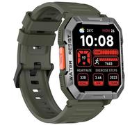 Blackview W60 Montre Connectée Bluetooth,Smartwatch Sport 100+ Modes Sportifs,Lampe De Poche Led Boussole Pour Ios Android - Vert