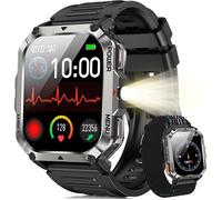 Blackview W70 Pro - Montre connectée robuste 1,45"" étanche 10m, 900mAh, LED, boussole, Bluetooth