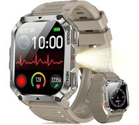 Blackview W70 Pro (Montre connectée - 2.01'' - Appels bluetooth) Kaki