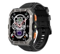Montre Connectée Robuste Blackview W80 Pro Smartwatch Bluetooth 900mAh,1.91"" 100 Sports mode avec LED Lamp,GPS - Noir
