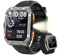Blackview W80pro Montre Connectée Homme Femme, IA, Navigation à GPS, ChatGPT, Illumination, Batterie 900 mAh, Appel Bluetooth, Analyse Santé, 100+ Modes Sport,pour Android/iOS (Noire)