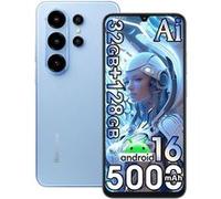 Telephone Portable Blackview WAVE 10,Android 16 Smartphone Pas Cher 4G IA Débloqué,6.88"" HD+,24Go+128Go(2To Externe),32MP+13MP,Bleu