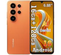Blackview WAVE 10C Smartphone 6.88"" Écran - 128Go - 5000mAh - Android 16 - 32MP - 4G Double Sim GPS - Orange