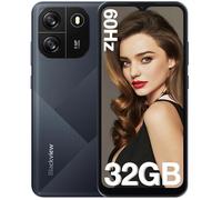 Blackview Wave 6C 4G Téléphone Portable Débloqué 6,5"" 4Go+32Go/1 To SD Externe,5100mAh Smartphone Android 13 Dual SIM GPS - Noir