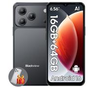 Blackview WAVE 7C 4G AI Téléphone Portable 16Go+64Go Android 16 Double SIM 32MP
