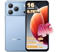 Blackview Wave 7C Téléphone 4G 6.56" HD+-5000mAh-4Go RAM 128Go ROM -Bleu BLEU