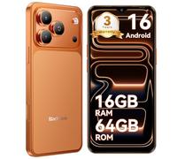 Blackview Wave 7C Telephone Portable Android 16 Smartphones, 16Go+64Go/2To, 32MP+13MP, 5000mAh, 6.56" Smartphon Pas Cher 4G Dual SIM, Téléphone WiFi 5G/GPS/IP54/3 Card Slots/3.5mm/FM/3Ans Garantie