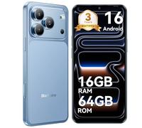 Blackview Wave 7C Telephone Portable Android 16 Smartphones, 16Go+64Go/2To, 32MP+13MP, 5000mAh, 6.56" Smartphon Pas Cher 4G Dual SIM, Téléphone WiFi 5G/GPS/IP54/3 Card Slots/3.5mm/FM/3Ans Garantie