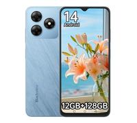 Blackview WAVE 8 Smartphone - 12Go + 128Go - HD+ 6.56"" - 13MP+8MP - 5000mAH - Android 14 Téléphone Portable GPS Dual SIM 4G - Bleu