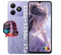 Blackview WAVE 8 Smartphone 6.56" 12Go+128Go 13MP 5000mAh Android 14 Dual SIM Violet avec Smartwatch Blackview R50
