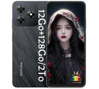 Blackview WAVE 8 Téléphone Portable 6.56" 12Go+128Go/2 To 13MP+8MP 5000mAh Smartphone 4G Android 14 Dual SIM - Noir