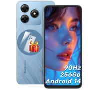 Blackview WAVE 8 Téléphone Portable 6.56" 12Go+256Go/2 To 13MP+8MP 5000mAh Smartphone 4G Android 14 Dual SIM - Bleu