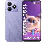 Blackview WAVE 8 Téléphone Portable 6.56"" 12Go(4+8)+128Go/2 To 13MP+8MP 5000mAh Smartphone 4G Android 14 Dual SIM GPS - Violet