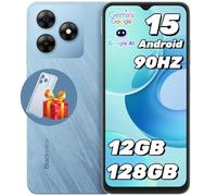 Blackview Wave 8 Téléphone Portable, Android 14 Smartphone Pas Cher Écran 6.56" HD+ Display, 12GB+128GB/ 2 TF Smartphone, Double SIM/5000mAh/Octa-Core/90Hz/13MP+8MP/Fingerprint/GPS/OTG/2Ans Garantie