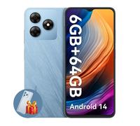 Blackview WAVE 8C Débloqué Téléphone Portable 6GB+64GB Android 14 6,56" 4700mAh [EEK: A]