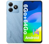 BLACKVIEW WAVE 8C Smartphone 6.56"" 6Go + 64 Go 4700mAh Android 14 13MP Caméra Téléphone portable 4G Double Sim GPS - Bleu