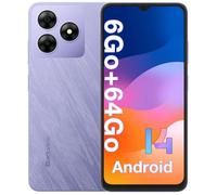 BLACKVIEW WAVE 8C Smartphone 6.56"" 6Go + 64 Go 4700mAh Android 14 13MP Caméra Téléphone portable 4G Double Sim GPS Violet