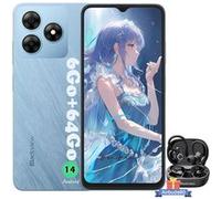 Smartphone 4G Blackview A55 6.5" 16 Go 4780 mAh Bleu avec Smartwatch Blackview X5