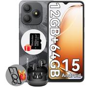 Blackview WAVE 8C - Smartphone 6,56"" HD+, 2+4GB RAM, 64GB, 5000mAh, 13MP, Dual SIM Noir + AirBuds 8