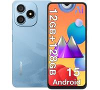 Blackview WAVE 9C Smartphone 6.56"" 12(4+8)Go + 128Go/2TB 5000mAh 13MP Caméra Téléphone portable 4G Double SIM Android 15 GPS - Bleu