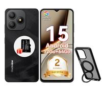 Blackview Wave 9C Telephone Portable Pas Cher 4G, 6.56'' HD+ Smartphone Pas Cher, Telephone Portable 12Go+64Go/2To TF, Android 15, 5000mAh, 13MP+8MP, 32Go TF, Étui de Téléphone Rotatif, Face ID, GPS