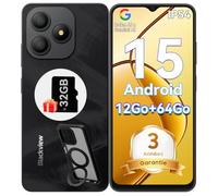 Blackview Wave 9C Telephone Portable Pas Cher avec Coque 360° Rotatif 12Go+64Go / 2To TF, 6,56" IP54 Android 15 Smartphone Débloqué 4G Dual SIM, 5000mAh 13MP Téléphone 4G, GPS,OTG, 2 Ans Garantie