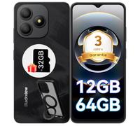 Blackview Wave 9C Telephone Portable Pas Cher avec Coque 360° Rotatif 12Go+64Go/2To TF, 6,56" IP54 Android Smartphone Débloqué 4G Dual SIM, 5000mAh 13MP Téléphone Portable, GPS, OTG, 3 Ans Garantie