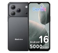 Blackview Wave7C Téléphone Portable,16+64GB/1TB,32+13MP Smartphone Débloqué | 6.56"HD+ Handy Smartphone, Earphones 3,5mm,4G Dual, 5000mAh,Android 16 Smartphones,SIM/WiFi FM/GSM/GPS/OTG Téléphone Pas Cher