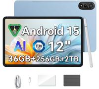 Blackview x Gemini AI 2.0 MEGA 2 WiFi Tablette 12" 90Hz, RAM 36 Go ROM 256 Go/SD 2 To,Android 15 WiFi 6, 9000mAh PC 2.0 - Bleu