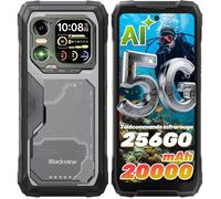 Blackview XPLORE 1 5G Smartphone Robuste 36Go + 256Go 20000mAh/55W 64MP AI Caméra 6,78'' 120Hz Écran IP68 Téléphone NFC GPS - Noir