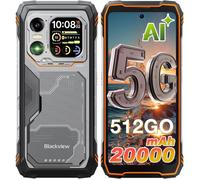 Blackview XPLORE 1 5G Smartphone Robuste 48Go + 512Go 20000mAh/55W 64MP AI Caméra 6,78'' 120Hz Écran IP68 Téléphone NFC GPS -