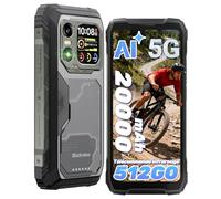 Blackview Xplore 1 5G Telephone Portable Incassable avec Ecran Secondaire, 20000mAh, Dimensity 7050, Android 15 Smartphone Incassable, 48Go+512Go/2TO, 64MP+20MP Nocturne, 6,78", Torche 170lm/NFC/AI