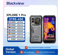 Blackview XPLORE 1 Pro 5G téléphone robuste à imagerie thermique avec lampe de poche principale 6.78 "120Hz et écran secondaire 2.01" 20000mAh et 170LM 12GB 256GB-Black