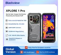 Blackview XPLORE 1 Pro 5G, téléphone robuste avec imagerie thermique, écran principal de 6,78 pouces 120 Hz et écran secondaire de 2,01 pouces, batterie de 20000 mAh et lampe torche de 170 lm 12GB 256
