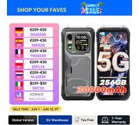 Blackview XPLORE 1 Smartphone robuste et triplement protégé, 5G étanche pour l'extérieur Android 15, écran 2.4K de 6.78'', 256 Go/512 Go, 20000 mAh Orange (16GB+512GB)