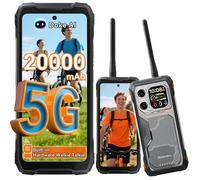 Blackview XPLORE 1 Walkie Talkie 5G - Smartphone incassable 6,78"" Android 15, 16 Go/512 Go, 20 000 mAh, NFC - Noir